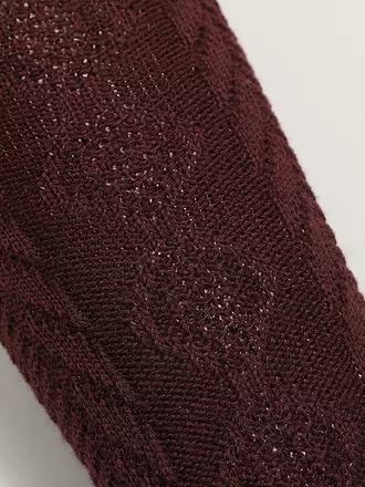 LUISE STEINER | Trachten Kniestrümpfe burgund | 